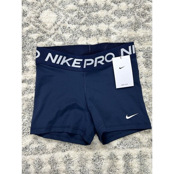 Nike Women's 365 5" Shorts | NAVY/WHITE | Small - Picture 1 of 1